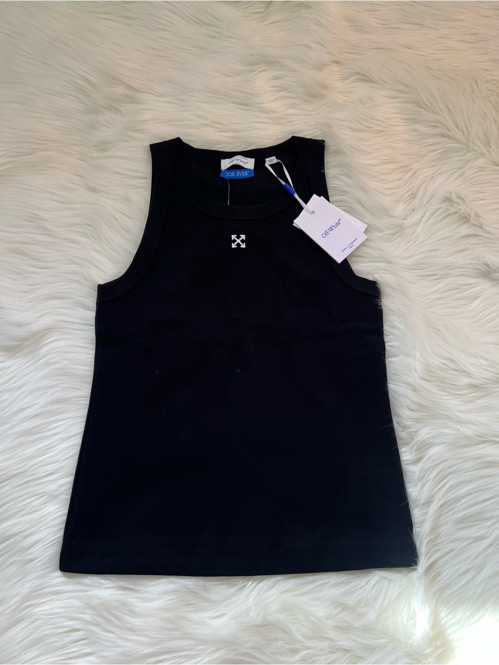 Off-White Black Logo Tank